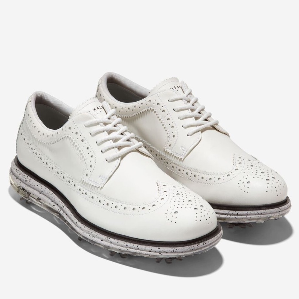 🎉LAST PIECE🎉COLE HAAN Men's Leather Waterproof ØriginalGrand Tour Golf Shoe‎